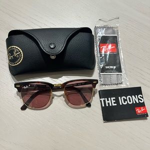 Ray-Ban Polarized Clubmaster Sunglasses